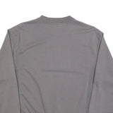 PUMA Mens Grey Beige Logo Crew Neck Sweatshirt S Sports Casual Cotton