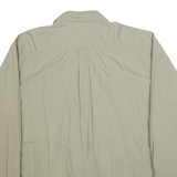 TOMMY HILFIGER Mens Beige Classic Fit Shirt XL Cotton Blend Long Sleeve Button