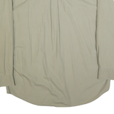 TOMMY HILFIGER Mens Beige Classic Fit Shirt XL Cotton Blend Long Sleeve Button