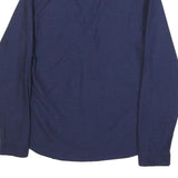 LEE Mens Blue Button-Down Cotton Shirt M Classic Long Sleeve Pocket