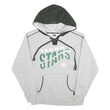 CI SPORT Mens Grey & Green Texas Stars Pullover Hoodie M Sportswear Sweatshirt