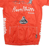 ESJOD Mens Red & Grey Cycling Jersey L Short Sleeve Crew Neck Sportswear