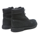 TIMBERLAND Womens Lace-Up Boots Black Leather UK 6 Durable Outdoor