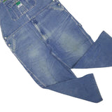 LIBERTY Mens Blue Denim Dungarees Relaxed Cotton Blend L W44 L27 Workwear