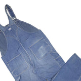 LIBERTY Mens Blue Denim Dungarees Relaxed Cotton Blend L W44 L27 Workwear