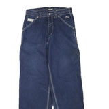 VIBE JEANS Womens Jeans Blue Regular Straight Denim W28 L32 Casual Wear