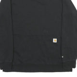 CARHARTT Womens Black Cotton Blend Crew Neck Sweatshirt M Relaxed Fit