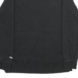 CARHARTT Womens Black Cotton Blend Crew Neck Sweatshirt M Relaxed Fit