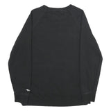 CARHARTT Womens Black Cotton Blend Crew Neck Sweatshirt M Relaxed Fit