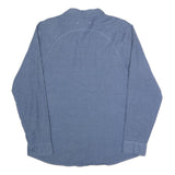 LEVI'S Mens Blue Cotton Blend Shirt XL Classic Button Pocket Long Sleeve