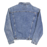LEVI'S Mens Blue Denim Jacket L Cotton Classic Button Plain Casual Outerwear