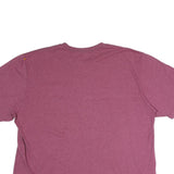 CARHARTT Womens Maroon Plain T-Shirt XL Short Sleeve Crew Neck Pocket Logo