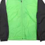 ERIMA Boys Green & Black Lightweight Zip Jacket 11-12Y Polyester Blend