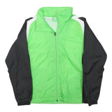 ERIMA Boys Green & Black Lightweight Zip Jacket 11-12Y Polyester Blend