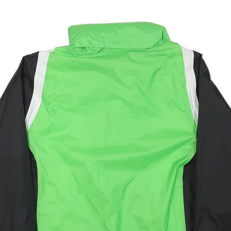 ERIMA Boys Green & Black Lightweight Zip Jacket 11-12Y Polyester Blend