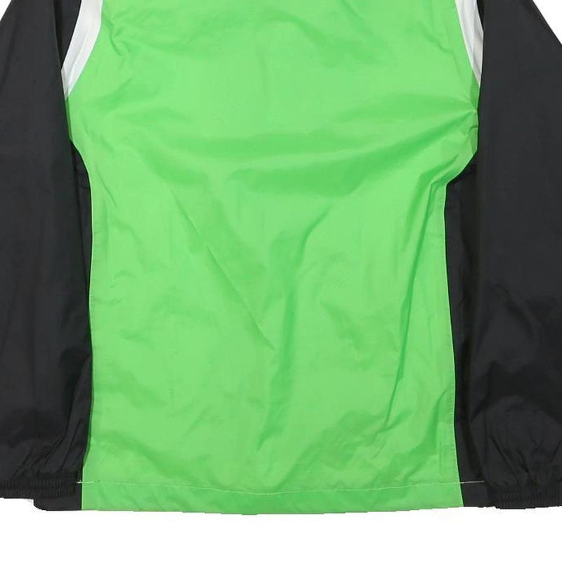 ERIMA Boys Green & Black Lightweight Zip Jacket 11-12Y Polyester Blend