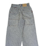 LONGWIN Womens Regular Fit Wide-Leg Denim Stone Wash Jeans W26 L31 Vintage Style