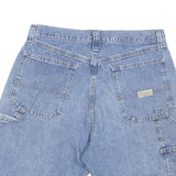 WRANGLER Mens Denim Blue Casual Shorts M W32 Cotton Blend Workwear Style