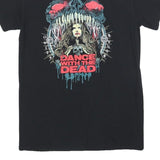 GILDAN Womens Black Dance With The Dead Graphic T-Shirt S Short Sleeve Crew Neck
