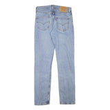 LEVI'S 511 Mens Slim Blue Denim Light Wash W29 L32 Slim Fit Zip Jeans
