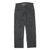 LEVI'S Mens Jeans Black Regular Straight Denim Medium W32 L30 Classic Style
