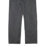 LEVI'S Mens Jeans Black Regular Straight Denim Medium W32 L30 Classic Style