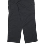DICKIES Mens Cotton Blend Black Relaxed Straight Trousers W32 L32 Workwear