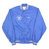 Womens Blue Button Polyester Casual Jacket XL Plain Comfortable Lightweight