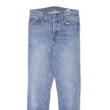 LEVI'S Womens Slim Blue Denim Light Jeans W26 L27 Button Cotton Blend