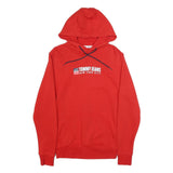 TOMMY JEANS Mens Red Hoodie S Tommy Jeans New York City Graphic Pullover