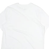 NIKE Mens White Colourful Logo Graphic T-Shirt L Short Sleeve Crew Neck