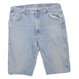 WRANGLER Mens Denim Light Blue Shorts L W36 Casual Cotton Blend Summer
