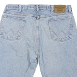 WRANGLER Mens Denim Light Blue Shorts L W36 Casual Cotton Blend Summer