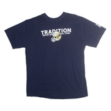 PRO EDGE Mens Navy Blue Notre Dame Football 2006 Graphic T-Shirt L Short Sleeve
