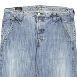 LEE Mens Denim Blue Casual Shorts Size L W36 Lightweight Cotton Blend