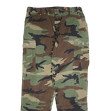 AMERICAN APPAREL Mens Cotton Blend Camouflage Trousers Regular Fit W36 L33 Cargo