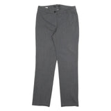 WEEKEND MAX MARA Womens Polyester Blend Grey Slim Straight Trousers W28 L30