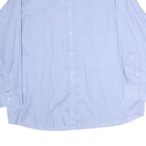 TOMMY HILFIGER Mens Blue Shirt XL Cotton Classic Long Sleeve Button Collar