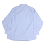TOMMY HILFIGER Mens Blue Shirt XL Cotton Classic Long Sleeve Button Collar