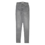 LEVI'S Womens Jeans Grey Slim Skinny Denim Light W22 L29 Stretch Cotton Blend