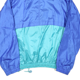 Womens Blue & Green Zip Polyester Blend Jacket XL Plain Casual Lightweight