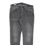 LEVI'S 501S Big E Mens Jeans Black Slim Straight Denim Medium W34 L32 Cotton