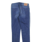 LEVI'S 711 Womens Slim Blue Denim Medium Wash W28 L31 Slim Fit Zip Fly Jeans