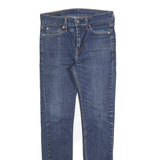 LEVI'S 510 Mens Jeans Blue Slim Skinny Denim Medium W28 L29 Zip Closure