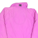 WINTER HEAT Womens Pink Polyester Zip Jacket L Lightweight Outerwear Casual Fit