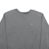 STARTER Mens Grey Crew Neck XL Cotton Blend Sweatshirt Pullover Casual