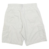 WRANGLER Mens White Cargo Shorts M W32 Cotton Blend Casual Summer