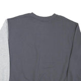 ACDC Mens Grey & Cream Band Logo Crew Neck L Cotton Blend Sweatshirt