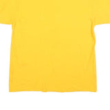 DELTA Mens Yellow Liberty Elementary Graphic T-Shirt L Crew Neck Short Sleeve