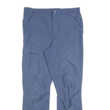 COLUMBIA Mens Slim Blue Outdoor Performance Trousers W31 L30 Zip Pockets